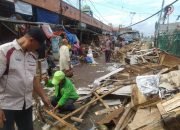 Ratusan Lapak Pedagang Diluar Pasar Baru Ditertibkan