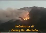 Lima Jalur Pendakian Gunung Merbabu Masih Ditutup Sementara