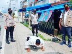 Wakil Bupati Tanggamus, Pimpin Operasi Yustisi di Pasar Talang Padang