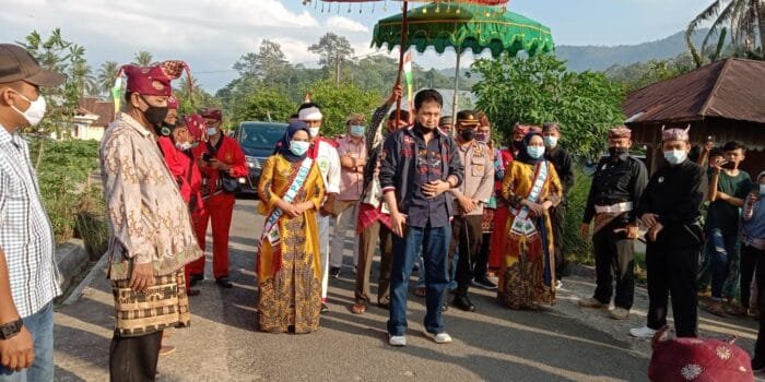 Lawatan Budaya ke Pekon Karang Agung, Sultan Skala Brak Apresiasi Polres Tanggamus