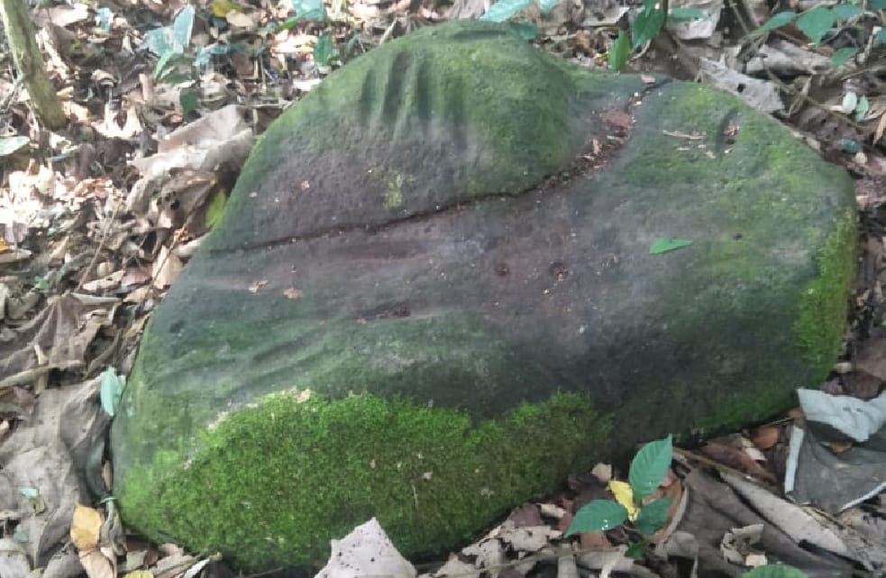 Batu Penamparan dipercaya jadi satu sejarah negeri ider budi di desa Gunung Sugih Besar