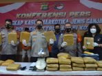 Polisi Ungkap Puluhan Kilogram Ganja di Bekasi