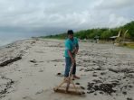 Lagi, Pantai Mutiara Baru di Lamtim Tercemar Limbah Hitam