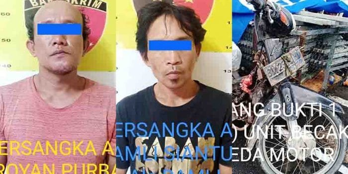 2 Pencuri di Showroom Honda Batam Ditangkap