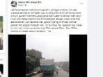 Aksi Pemalakan Supir Truk di Jembatan Way Rarem Kota Bumi, Diunggah di Medsos