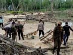 Wow, Tambang Timah Ilegal di Hutan Lindung Bangka Barat Digrebek Tim Gabungan