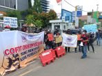 Kecam Pengusiran Wartawan, FWJ Indonesia Gelar Aksi Damai di Polrestro Depok
