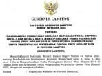 Gubernur Keluarkan Edaran Perbolehkan PTM Terbatas di Lampung
