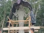 Tolak Patung Dewi Sri, Tokoh Pemuda Gruduk Camat Meraksa Aji