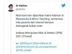 Kecurangan Seleksi CPNS 2021 Viral, Manipulasi Nilai Hingga Peserta Titipan