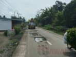Beginilah, Penampakan Aspal di Ruas Jalan Dadirejo – Banjarnegara Wonosobo
