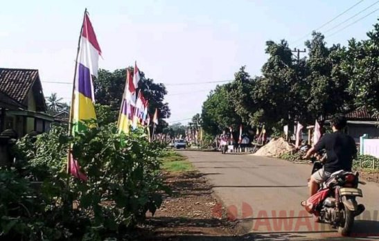 Suasana di desa Batu Badak, Marga Sekampung, Lampung Timur. Desa ini jadi salah satu dari empat desa tertinggal seperti Peniangan dan dua desa di Way Jepara- foto Fb