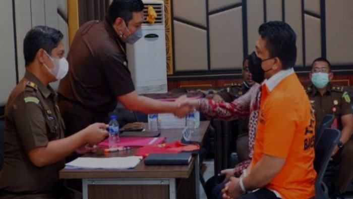 Ferdy Sambo saat menghadap Tim Penyidik JAM Pidum Kejaksaan Agung RI, Rabu (5/10/2022). @foto:puspenkum