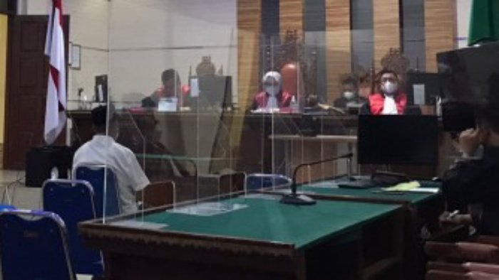 JPU membacakan tuntutan terhadap mantan Kakam Gedung Ratu, ARA, Lampung Tengah