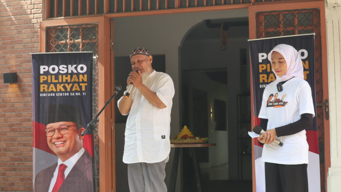 Posko Pilihan Rakyat (PPR) meresmikan kantor pusat pada Ahad (19/2)