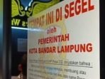Salahi Izin, Pemkot Bandar Lampung Segel Angel’s Wing