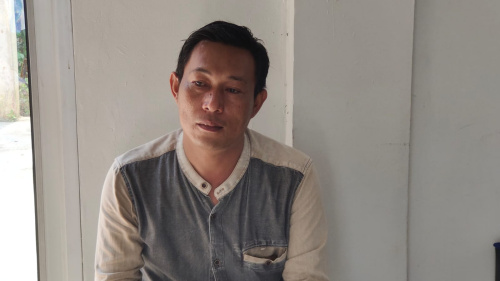 Sumantri, jurnalis wawainews.id jaringan Sijori Kepri korban dugaan penganiayaan oleh oknum Kepala Pekon (desa).