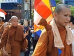 Melihat Ritual Thudong, 32 Biksu Jalan Kaki dari Thailand sampai Borobudur