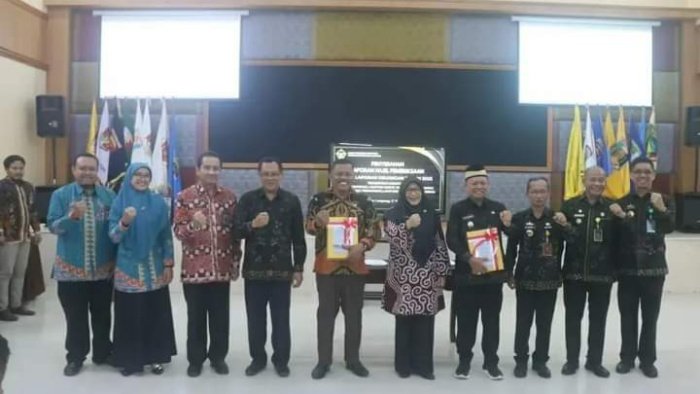 Kabupaten berjuluk Bumei Tuwah Bepadun itu kembali memperoleh predikat Opini Wajar Tanpa Pengecualian (WTP)