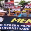 Jelang Hari Jadi Lampung Utara ke-57 Ratusan Massa Geruduk KPK, Ini 3 Tuntutannya