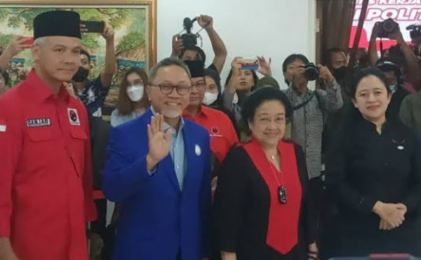 Zulkifli Hasan (Zulhas) Bertemu Megawati Dengan Bertandang.