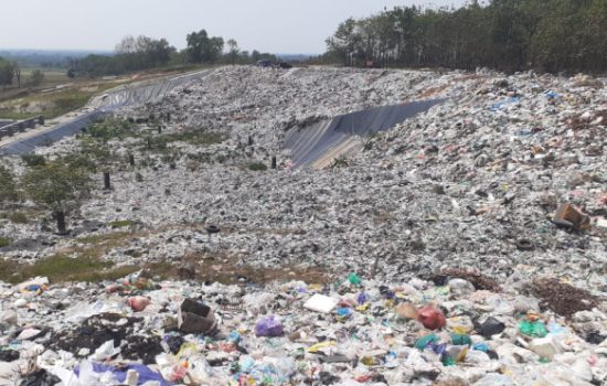 Kondisi TPA Sampah di Tanjungsari, Lampung Selatan