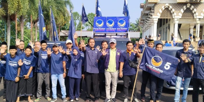NasDem Tanggamus Kerahkan Kader Ikuti Kirab Pemilu 2024