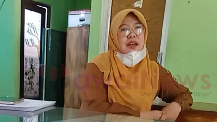 Lia Fatimah Pegawai Bidang ESDM Dinas Tenaga Kerja Kabupaten Tanggamus saat dikonfirmasi, pada Senin 30 Oktober 2023, (foto_ss)
