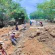 WADUUH.. Pekerja Proyek Gorong-gorong di Tulangbawang Tak Paham Alat Pelindung Diri