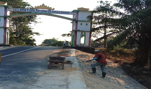 Datangi Rumah Jawawi di Candipuro, Tukang Sampaikan Maksud Bongkar Proyek Talud di Asahan