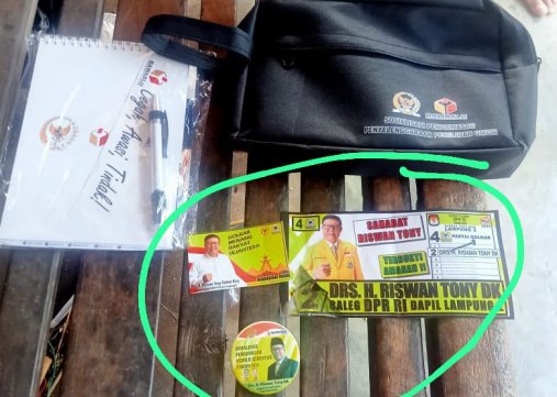 Sosialisasi Pengawasan Penyelenggara Pemilu di Desa Gunung Sugih Besar oleh Anggota DPR RI diduga diselipi kampanye terselubung, pada 26 Oktober 2023 lalu- foto Jali