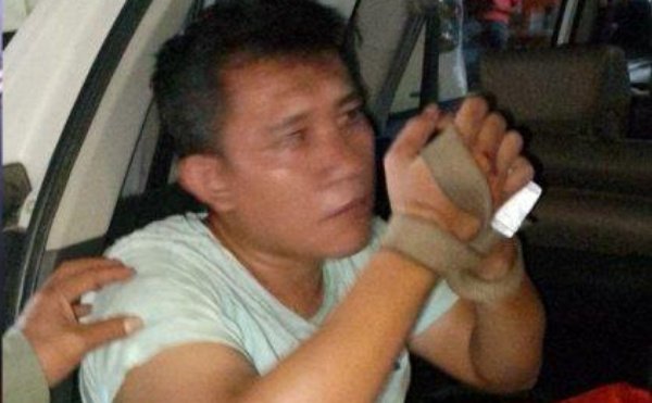 Pelaku Curanmor di salah satu Swalayan di Gedong Meneng, saat ditangkap massa 23 November 2023 malam