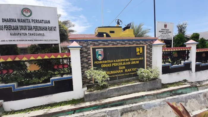Kantor Dinas PUPR Kabupaten Tanggamus, (foto_ss)