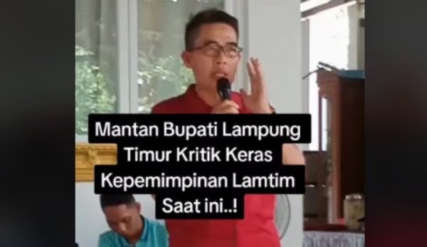 Foto- Zaiful Bokhari mantan Bupati Lampung Timur- (Screenshot)