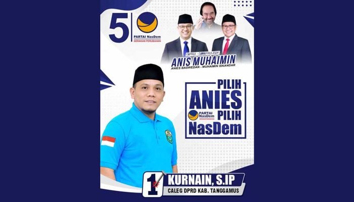 Maju Kembali Sebagai Caleg NasDem, Ini Karir Politik dan Profil Kurnain, Wakil Ketua DPRD Tanggamus