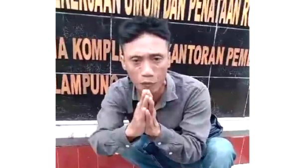 Badrul Mu'is, warga Negara Nabung, Sukadana, Kabupaten Lampung Timur membuat video membuka soal Fee Proyek pada Dinas PUPR Lampung Timur