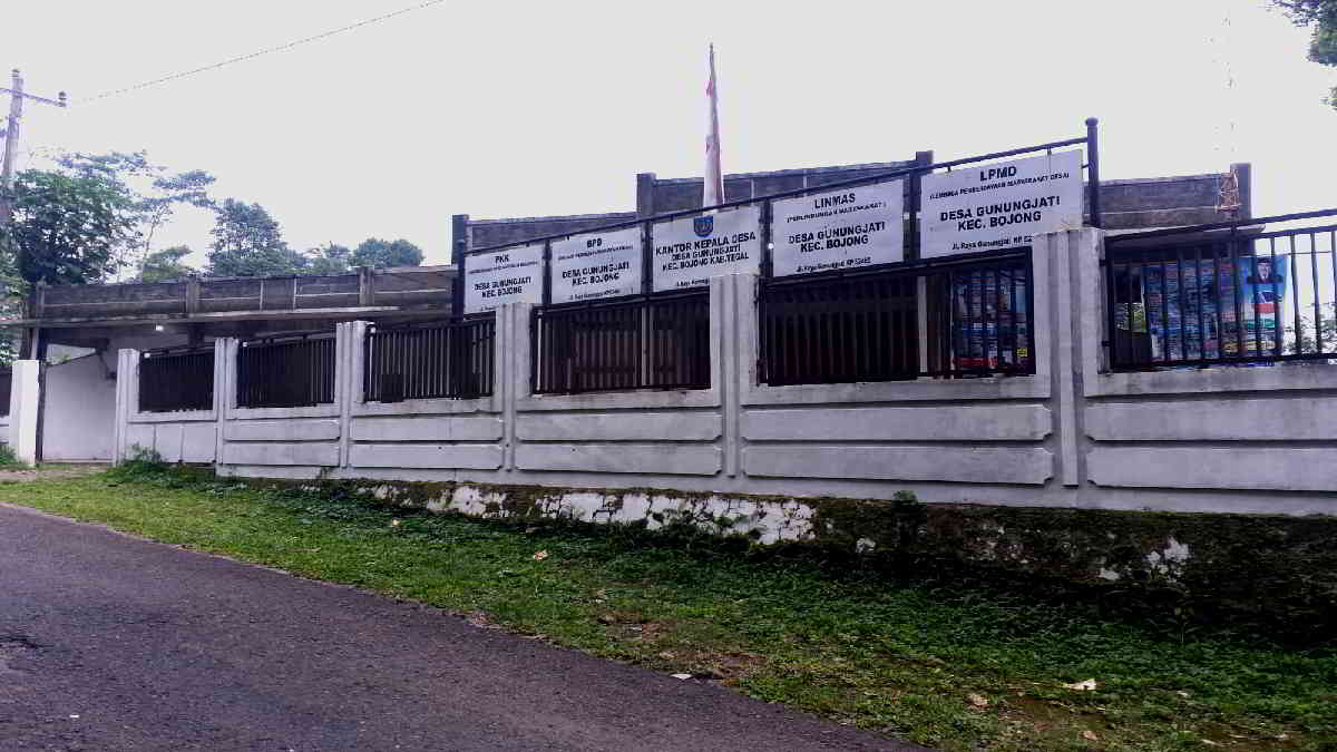 Kantor Desa Gunung Jati, Kecamatan Bojong, Kabupaten Tegal,- foto PAN