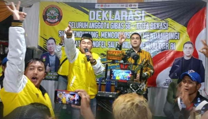 Gibas Deklarasi Dukung Nofel untuk DPR RI dari Dapil Kota Bekasi-Depok