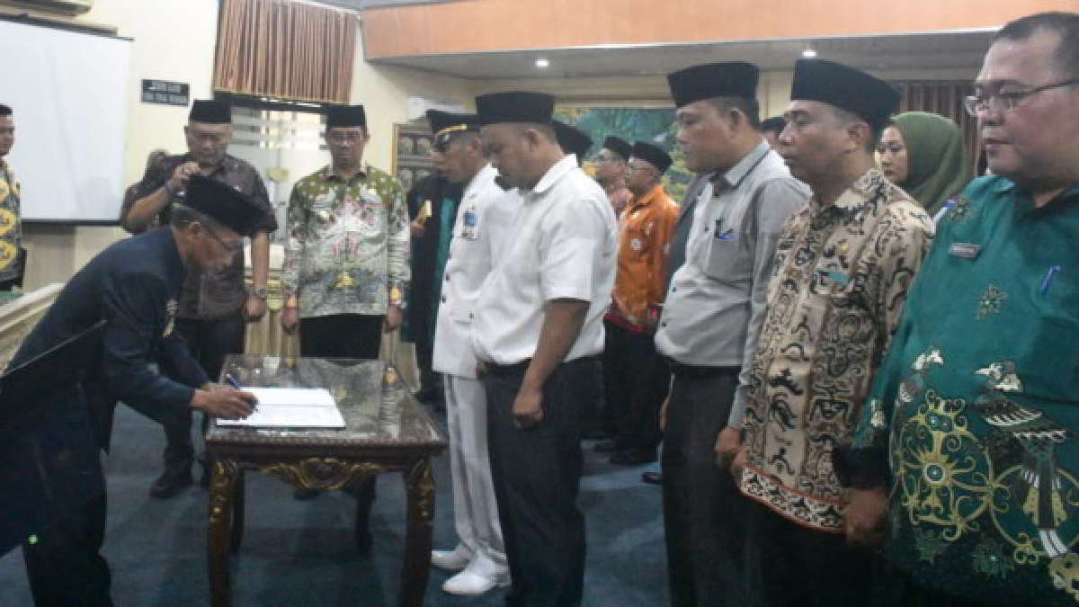 Pemkab Lampung Timur melakukan mutasi 32 pejabat di lingkungan Pemkab setempat. Dok/Pemkab Lamtim