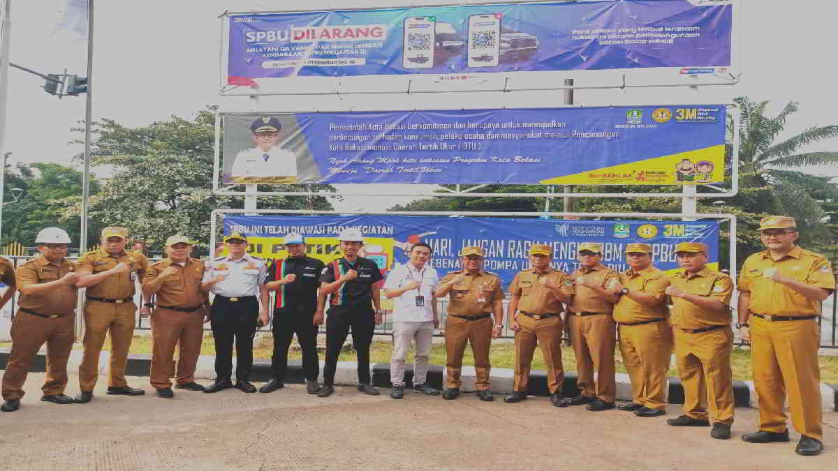 Dinas Perindustrian dan Perdagangan (Disprindag) Kota Bekasi canangkan daerah kawasan tertib metrologi legal, Senin 5 Februari 2024