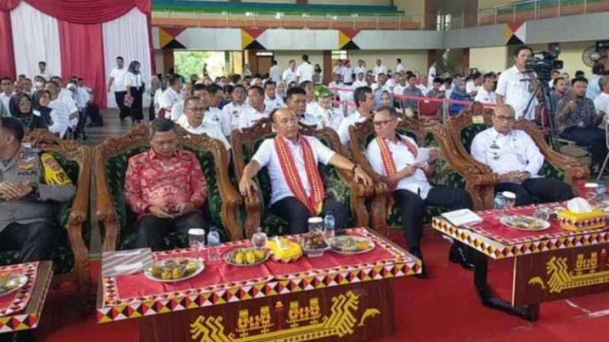 Pemkab Tanggamus, menggelar Musrenbang RKPD Tahun 2024 dalam penyusunan RKPD Kabupaten Tanggamus Tahun 2025 di di Gelanggang Olah Raga (GOR) Ratu, Rabu 6 Maret 2024