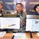 Kasat Reskrim Polres Metro Bekasi Kota AKBP M Firdaus didampingi Kasi Humas Polres Metro Bekasi Kota dalam gelar konfrensi pers pada 8 Maret 2024