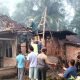Diduga akibat korsleting listrik rumah milik Mustofa, warga Desa Bungkuk, Marga Sekampung, Lampung Timur ludes terbakar, pada Minggu dinihari 24 Maret 2024 - foto doc ist