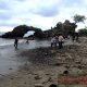 Pantai Karang Bolong, Limau, Tanggamus, memiliki panorama alam yang asri dan wajib di kunjungi saat berada di Bumi berjuluk Negeri Seribu Otak-otak itu - foto Arzal