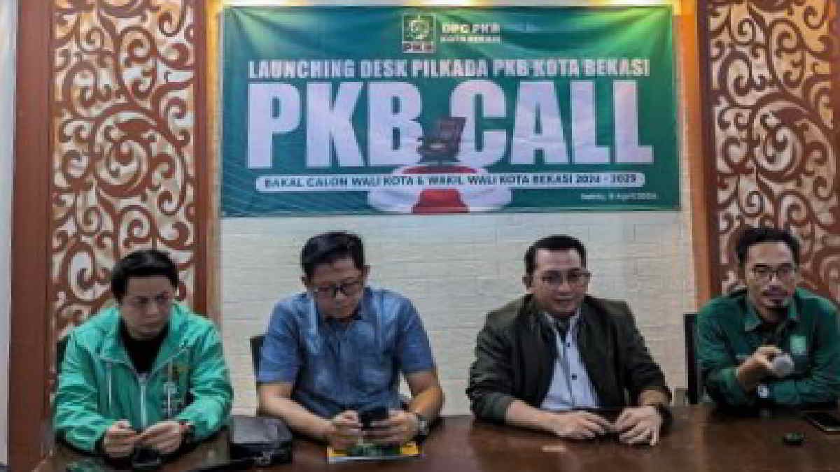 DPC Partai Kebangkitan Bangsa (PKB) Kota Bekasi melaunching Program Desk Pilkada 2024, pada 6 April 2024