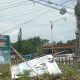 Curi Start Kampanye, Bupati Lampung Timur memanfaatkan momen Idulfitri 1445 H/2024 dengan memasang spanduk di berbagai titik bertuliskan lanjutkan 2 periode - foto diambil dari salah satu titik wilayah Sekampung Udik, - foto Jali