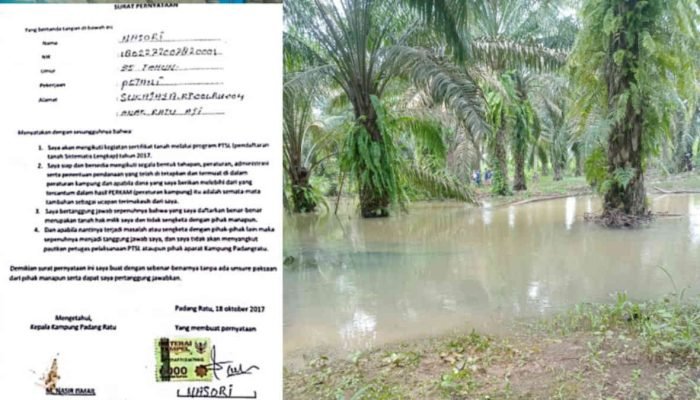 Warga Kampung Sukajaya Diduga Manipulasi Lahan eks TDA Melalui Program PTSL