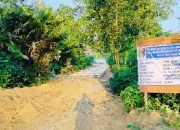 Proyek Siluman di Desa Jayaguna Akhirnya Dipasang Papan Informasi