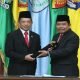Mendagri Tito Karnavian melantik Sekjen Kemendagri Suhajar Diantoro menjadi Wakil Rektor Institut Pemerintahan Dalam Negeri (IPDN) Bidang Hukum, Kerja Sama, dan Kepegawaian, Selasa 30 April 2024- foto doc ist