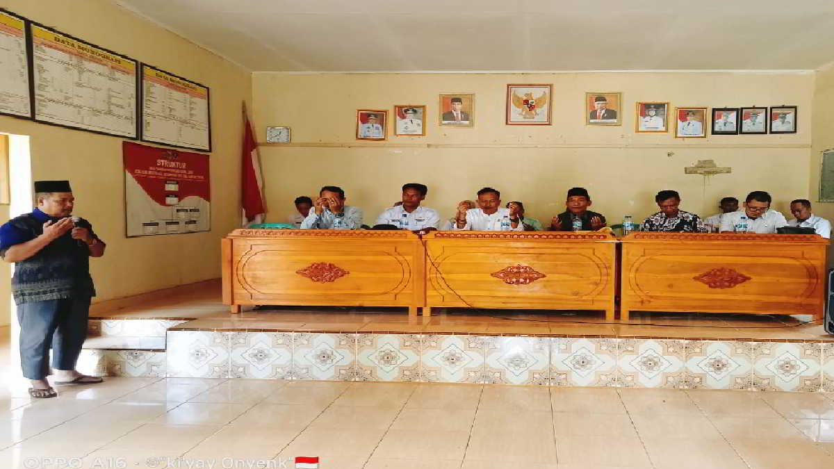Kunjungan Komisi I DPRD Lampung Timur di Desa Bumi Mulyo, pada Rabu 15 Mei 2024